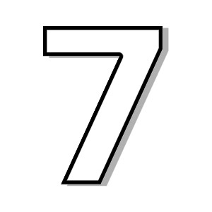 Number 7 Clipart - 7 Clipart