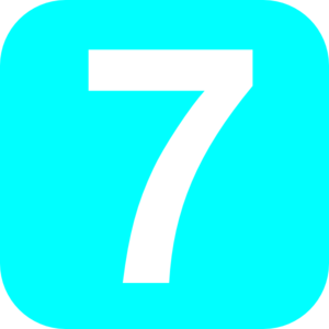 Number 7 Light - 7 Clipart