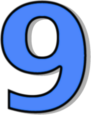 Number 9 Blue Http Www Wpclipart Com Signs Symbol Alphabets