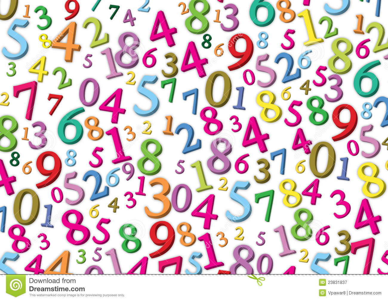 Numbers background. Numbers background. download clipart