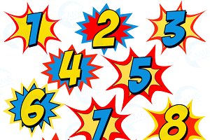 Numbers Clipart-Clipartlook.com-300
