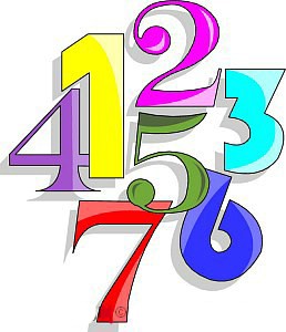 clipart numbers - Numbers Clipart
