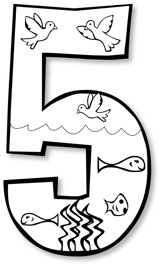 Numbers Clipart For Kids Black And White Clipart Panda Free