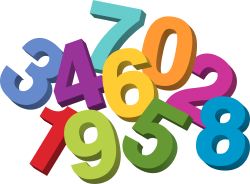 numbers clipart
