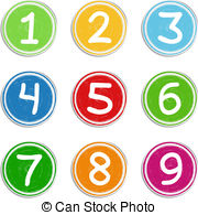 . ClipartLook.com Numbers - Set of hand drawn numbers, vector eps10.