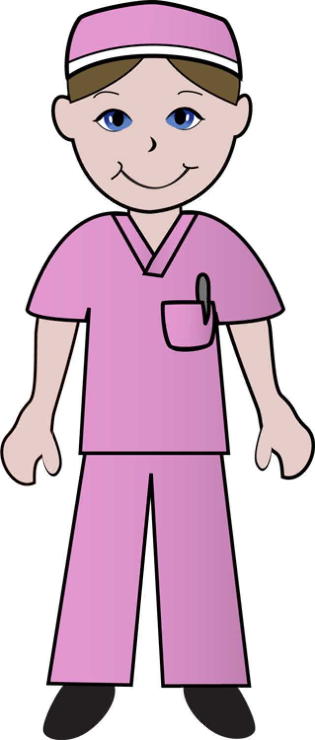 Nurse people in the medical field clipart