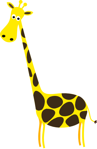 Nursery Animal Clip Art. Nursery Giraffe svg