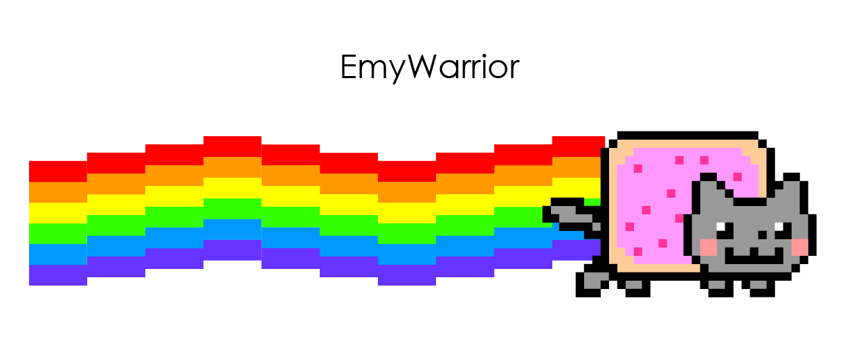 Nyan Cat Vector by EmyWarrior ClipartLook.com 