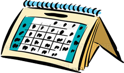 OB School Calendar - Schedule Clip Art