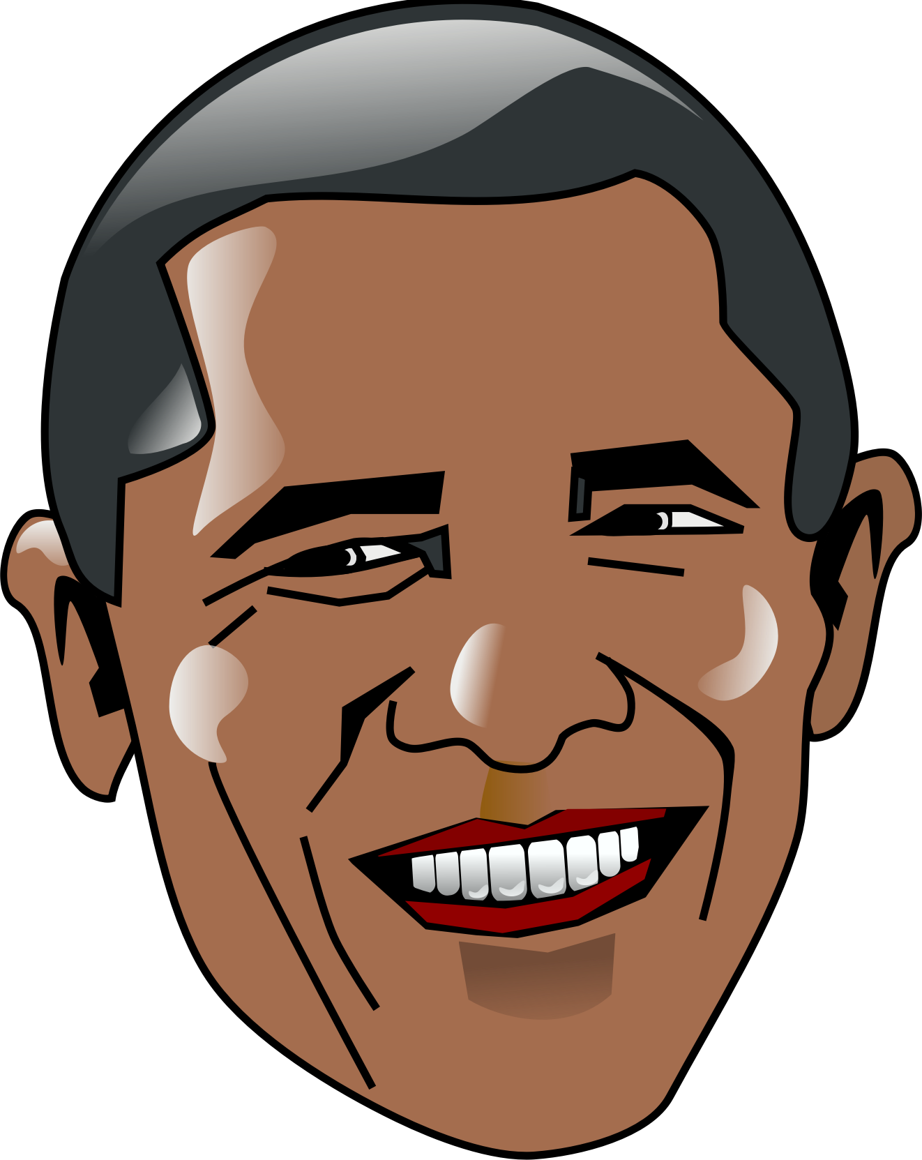 (Obama) - Obama Clip Art