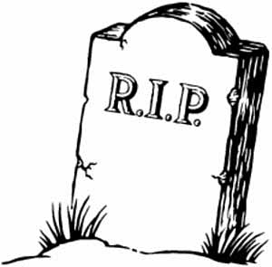 Obituary: Travelers Checks (1772 u2013 2013) - Kevinu0027s Travel Journal; Rip tombstone  clipart ...