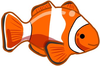 Fish outline clip art