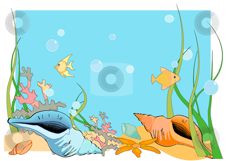 Ocean Clip Art Image Colorful