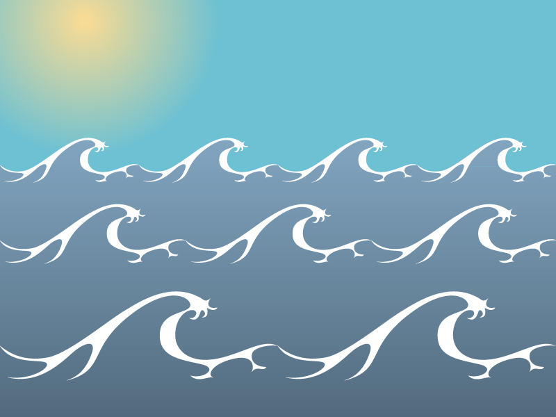 Ocean/ Sea Waves Vector