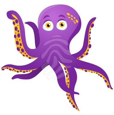 Octopus clipart 9