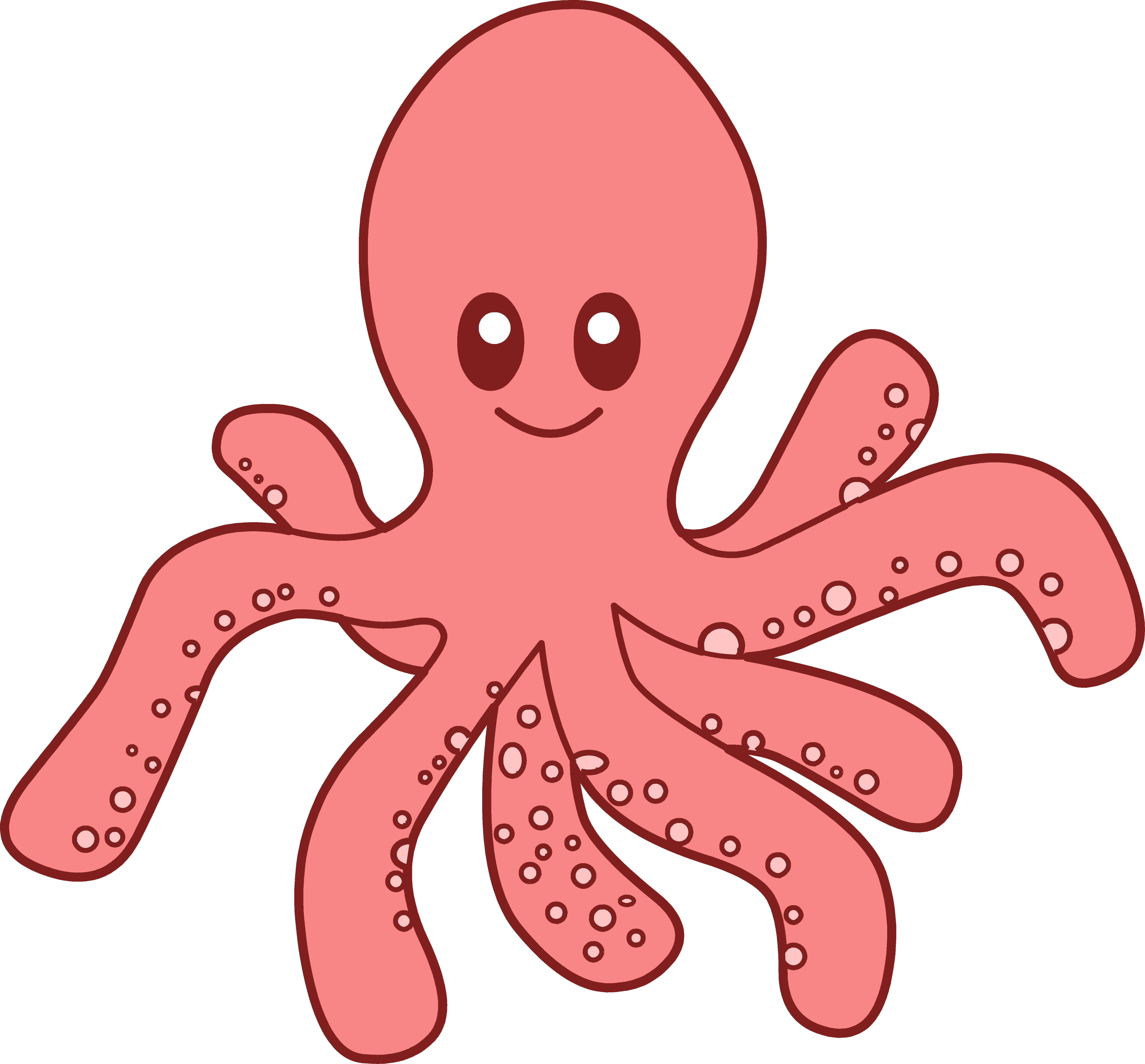 Cute Octopus Cartoon Drawing Images Pictures - Becuo