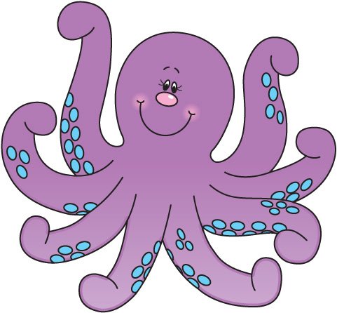 Octopus free clipart kid