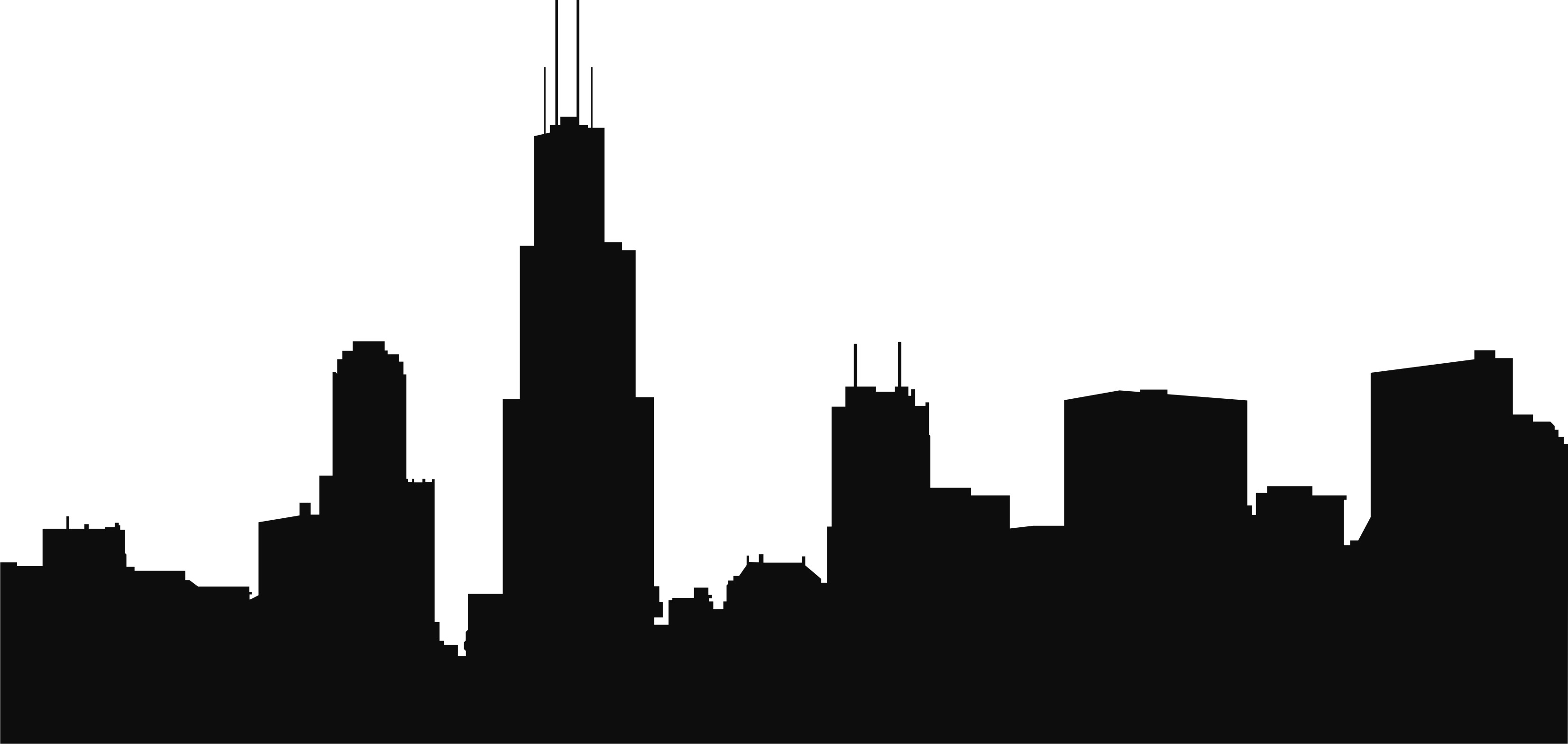 of Chicago Skyline Clipart .