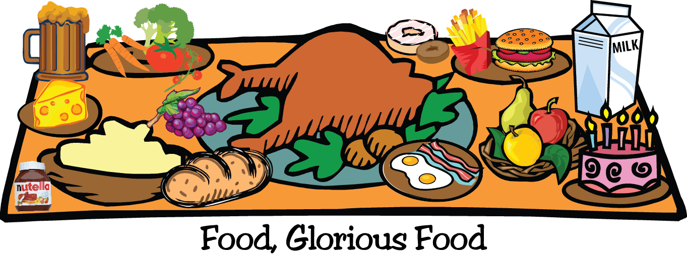 of eating food cliparts . - Food Clipart