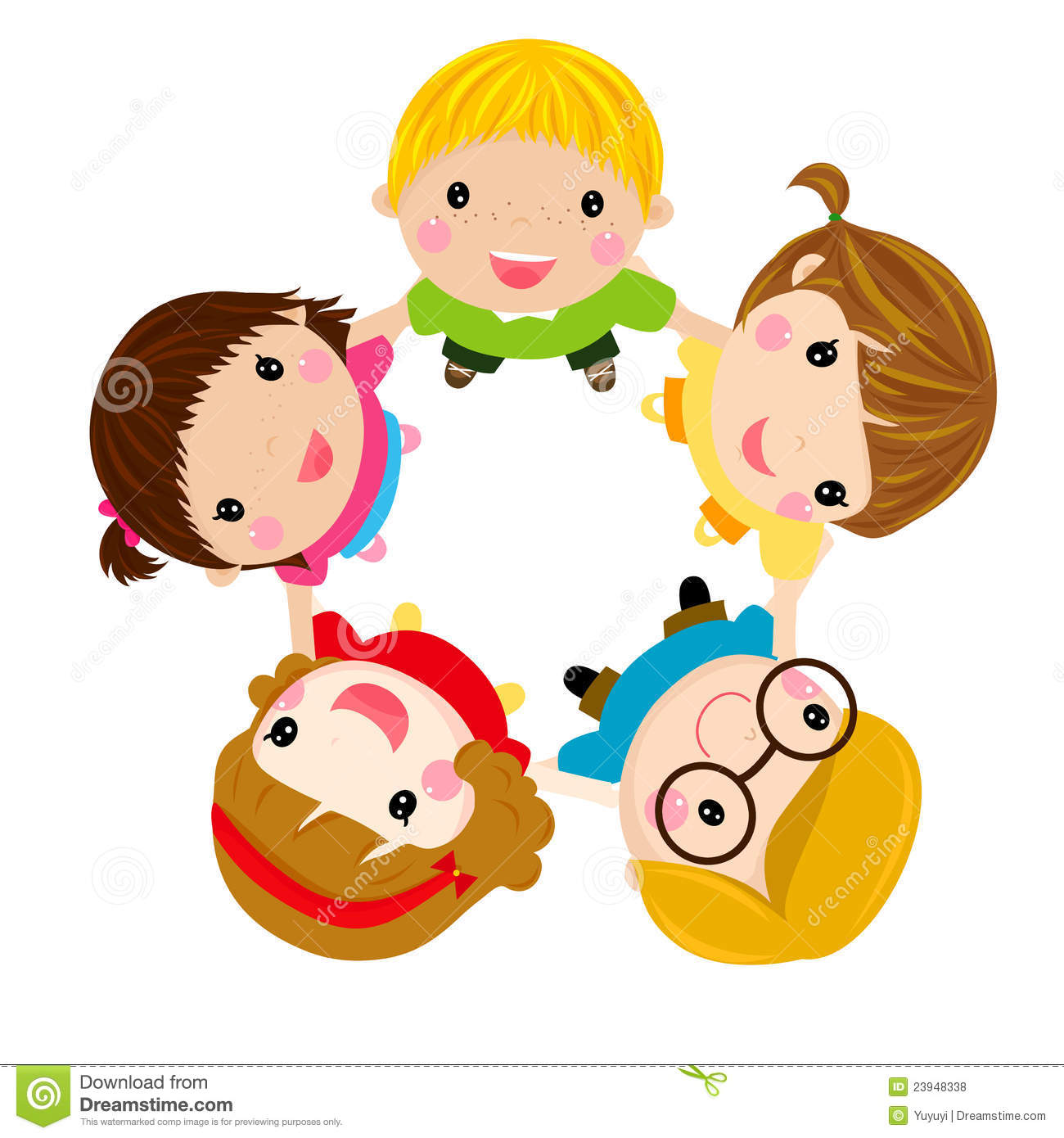 circle of friends clipart