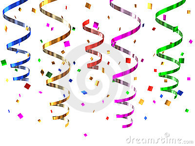 Streamers Clipart Party Strea