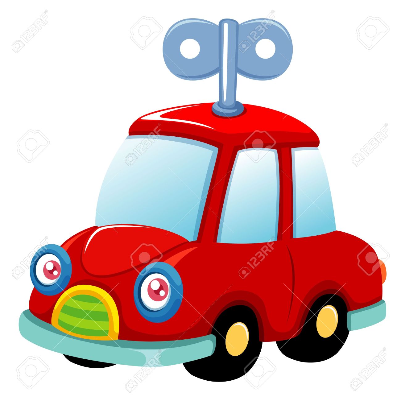 of Toy car Vector - Toy Car Clipart