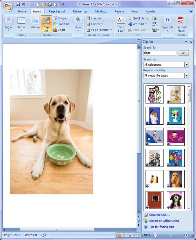clip art for microsoft word 2007 free