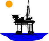 Offshore oil platform; Oil rig