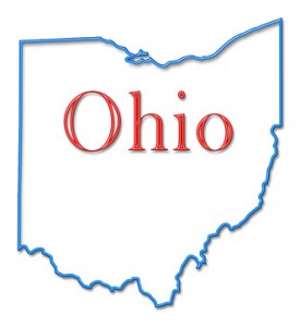 Geo Map Usa Ohio Contour