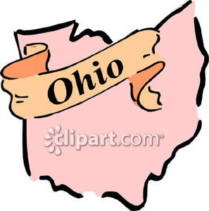 Ohio State Physical Map