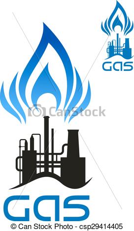 Oil and natural gas industrial factory - csp29414405