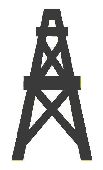 Oil Drilling Site Clipart .
