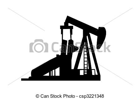 Oil Well Clipartby cteconsulting1/213; Oil Well Silhouette isolated on a white background.