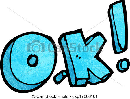 cartoon OK symbol - csp17866161