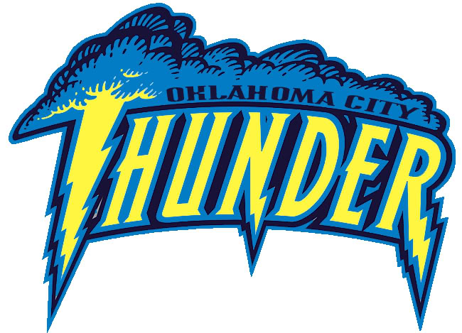 Thunder Basketball Clipart