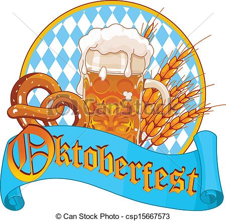 Oktoberfest design with keg Clipartby Dazdraperma20/1,236; Oktoberfest Celebration design - Round Oktoberfest.