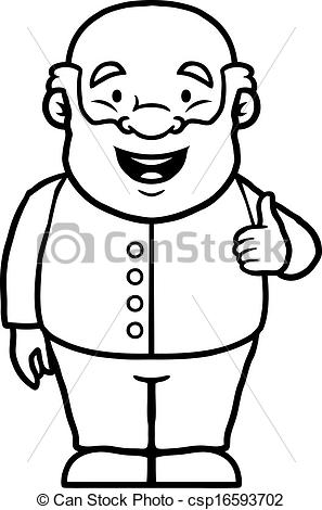 old clipart - Man Clipart Black And White