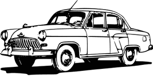 Old Car Clip Art - Classic Car Clipart