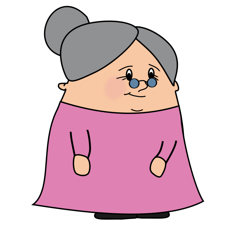 Old Clipart - Old Person Clipart