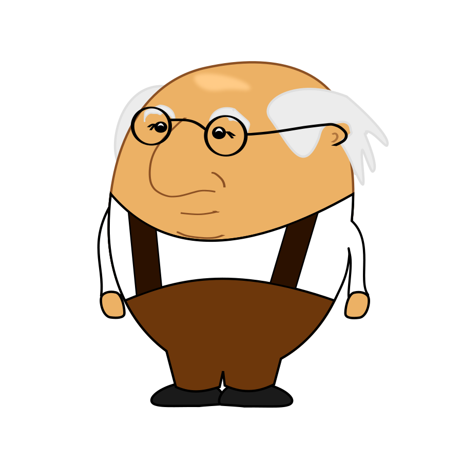 Old Man 2 Clipart Clipart Pan - Old Person Clip Art
