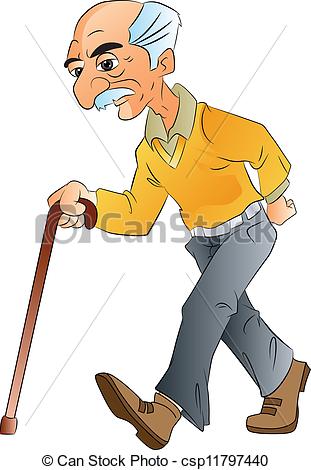 Old Man Clipart #1