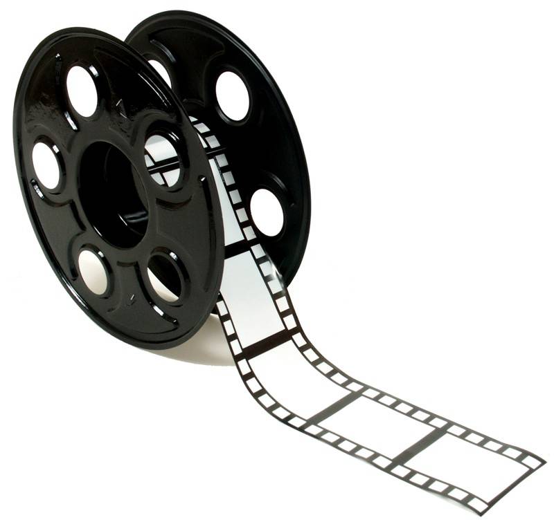 Old movie reel clipart