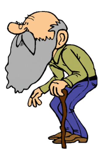 Old man old people clipart