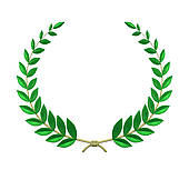 ... olive branch wreath ...