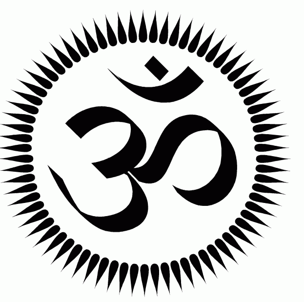 Hindu Om Icon of buddism in T