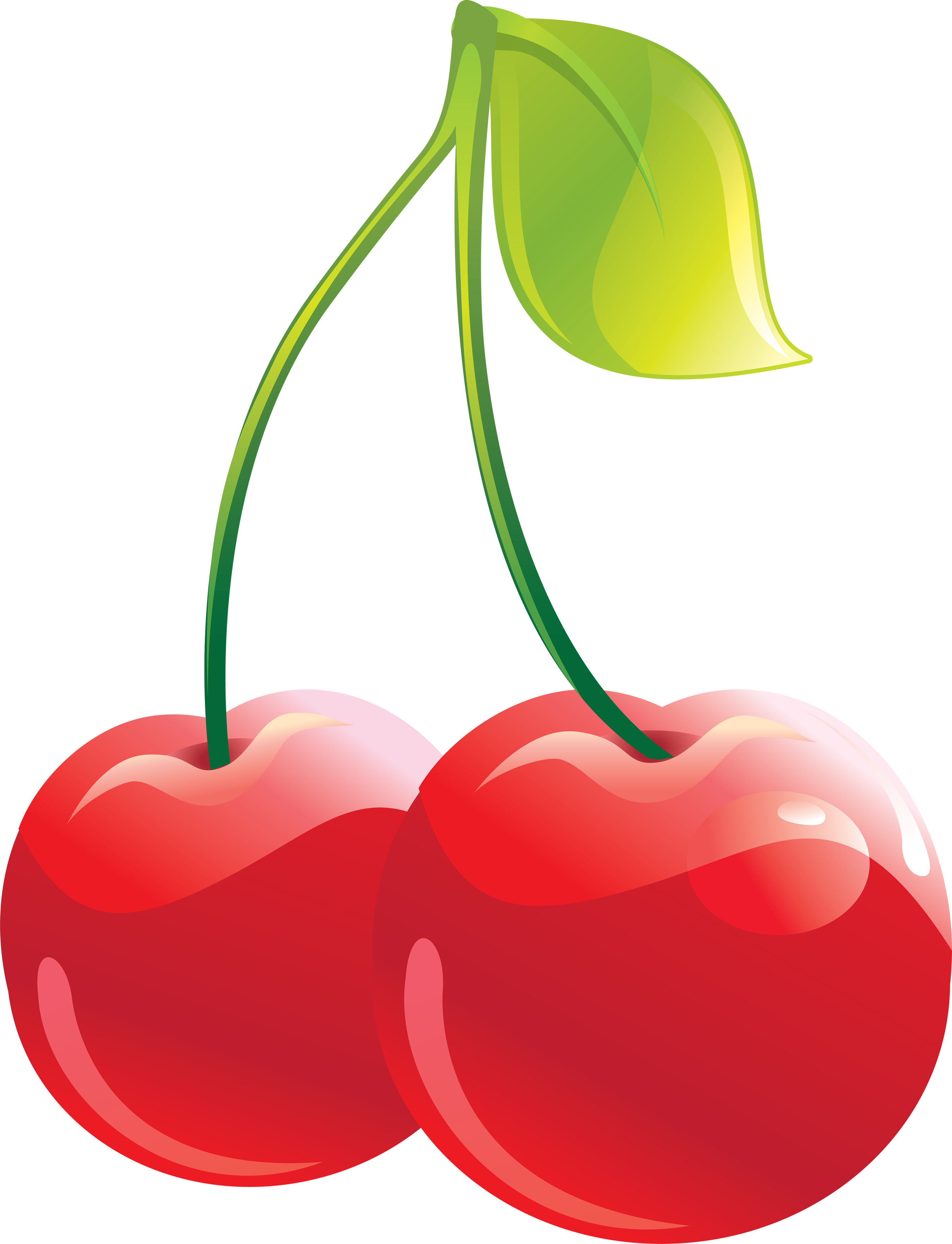 One Cherry Clip Art Download  - Cherries Clipart