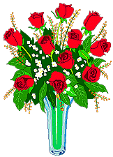 Image of clip art red rose 2 