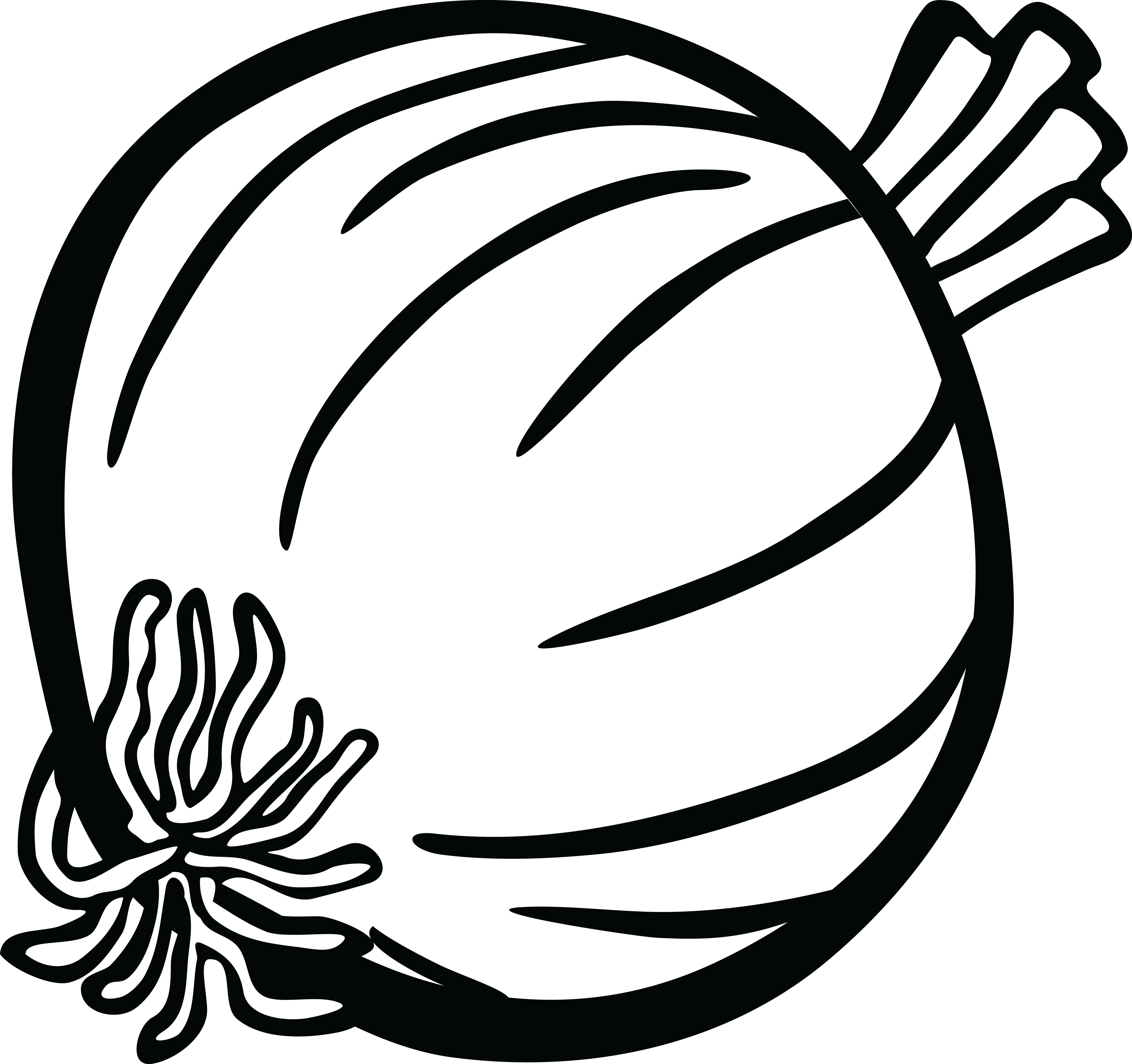 Free Clipart Of An onion #00011641 .