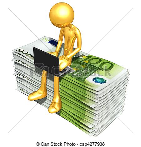 ... Online Banking - A Concept And Presentation Illustration In..
