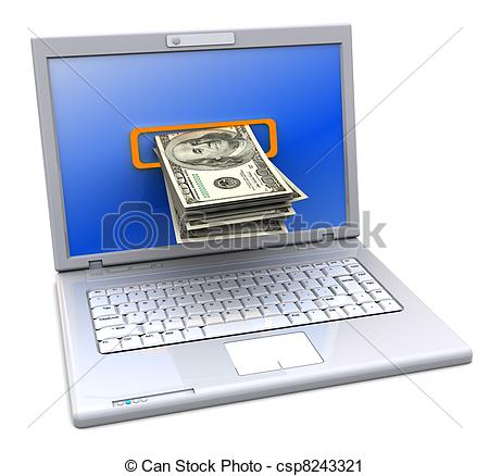 Online Banking Clipart